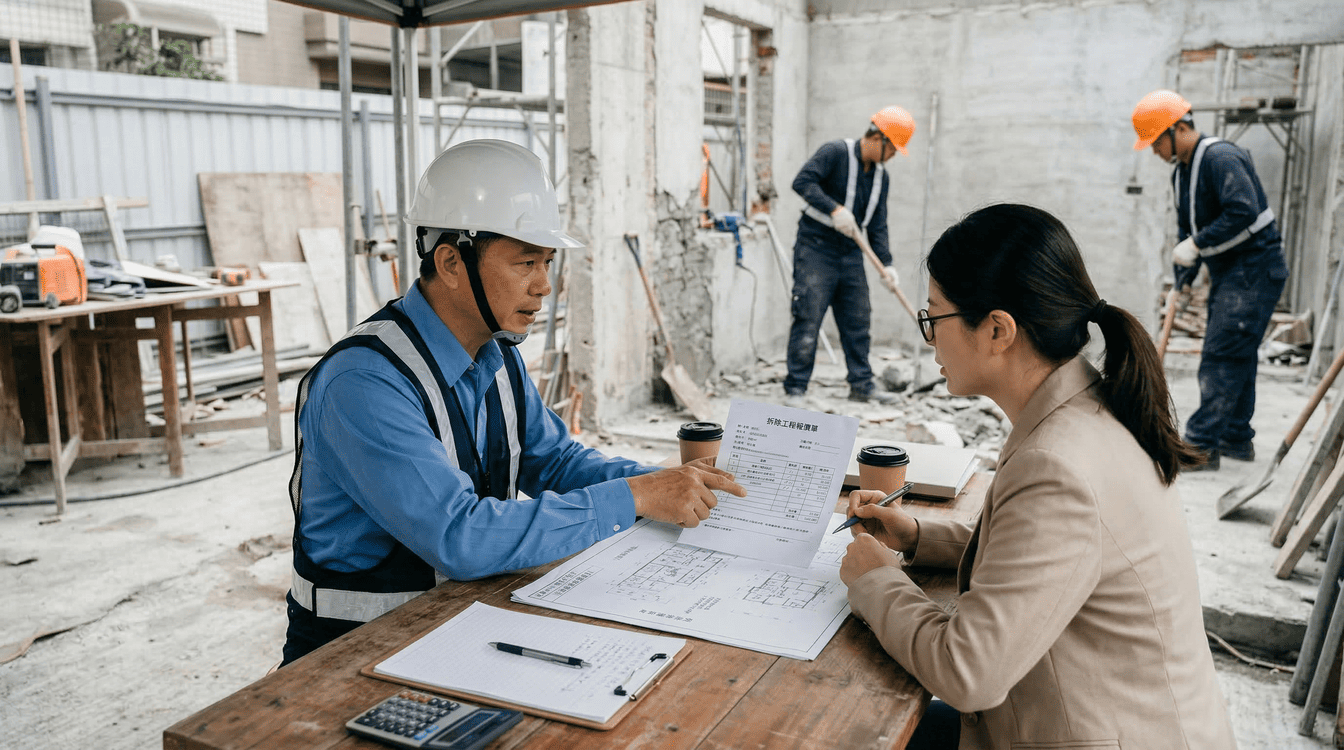 拆除費用與合約項目要細看，不然可能會被不斷追加