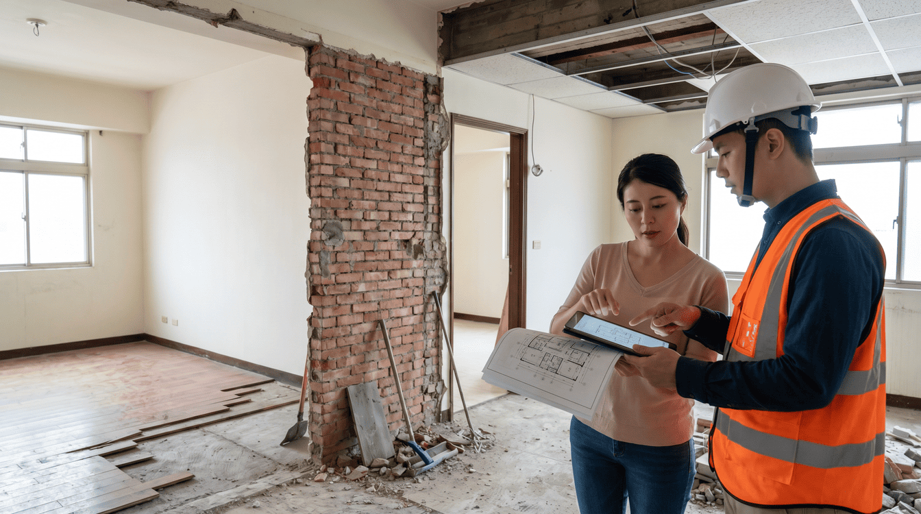 影響拆除工程費用，主要在於樓層高低、有無電梯與廢棄物清運等成本